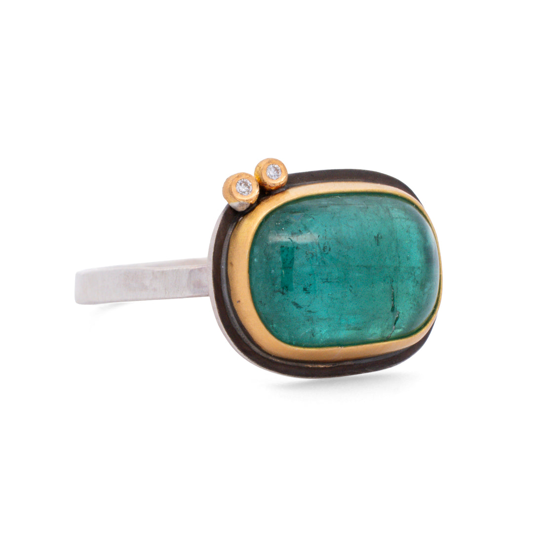 Green Tourmaline Ring