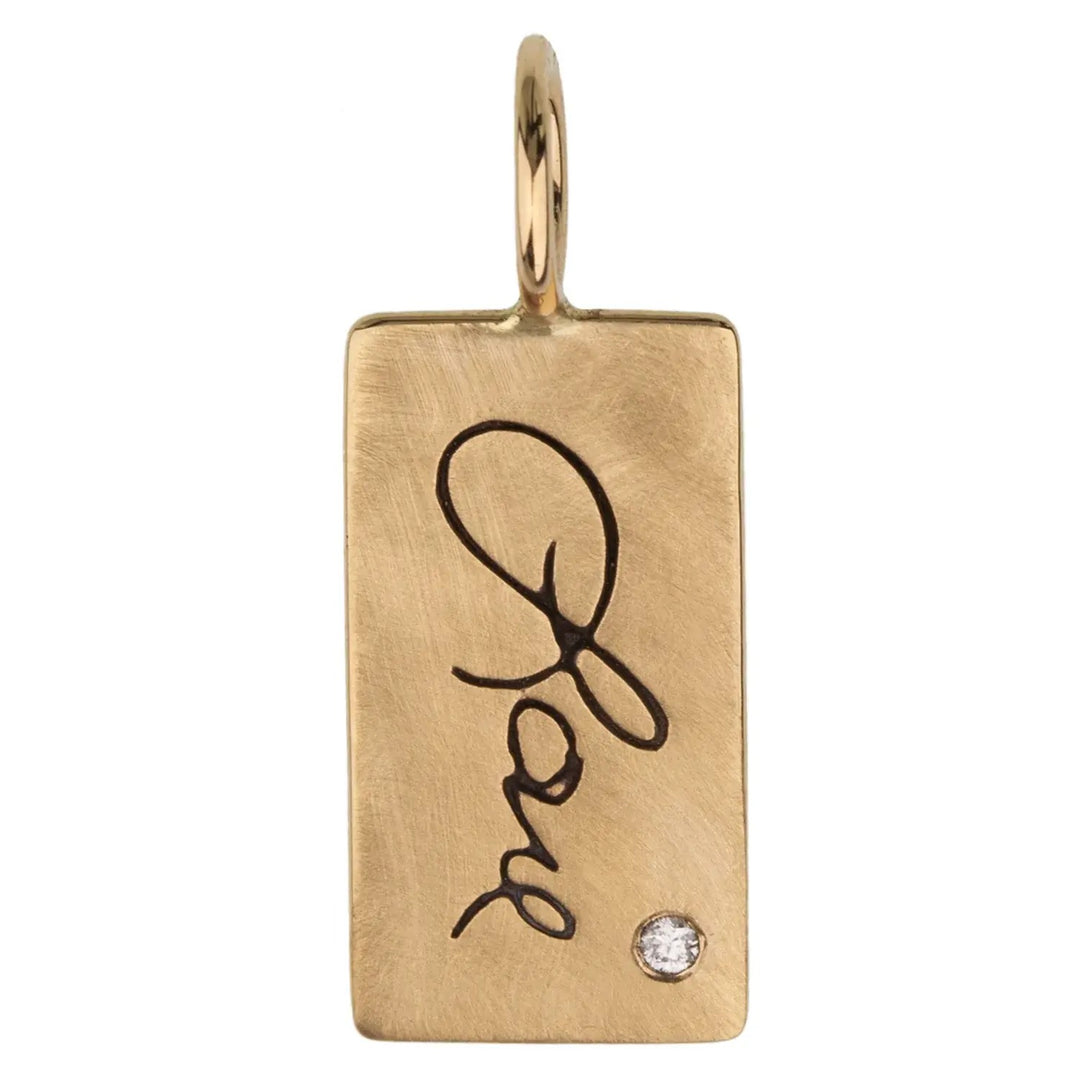 Love ID Tag Charm