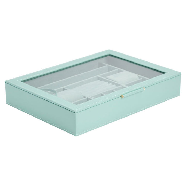 Sophia Jewelry Box with Window - Jade