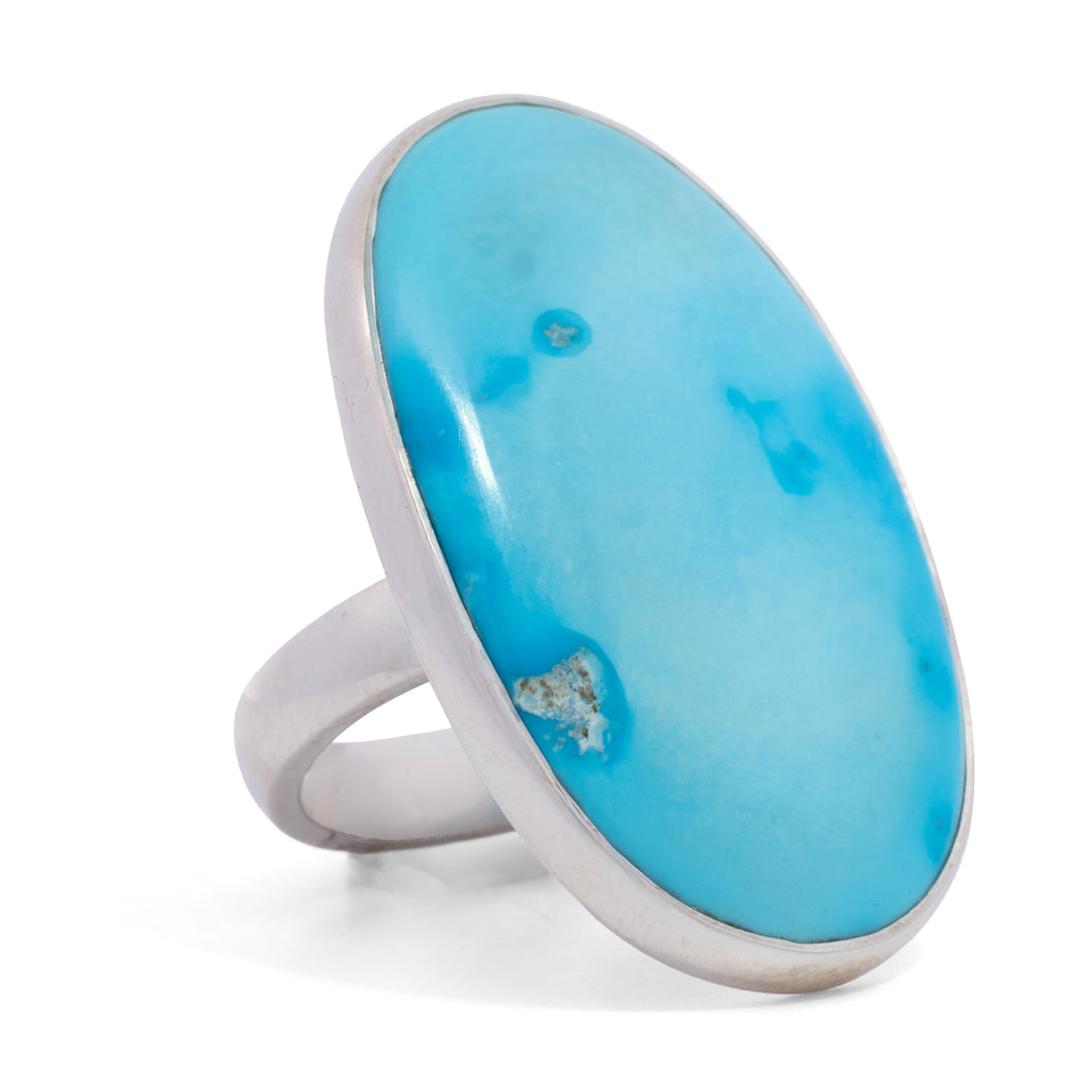 Large Oval Turquoise Ring
