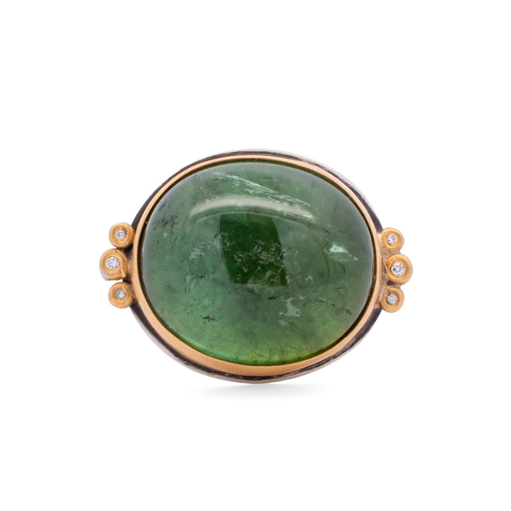 Green Tourmaline Ring