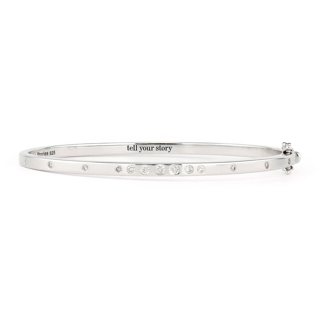 Timeless Graduated Diamond Bangle