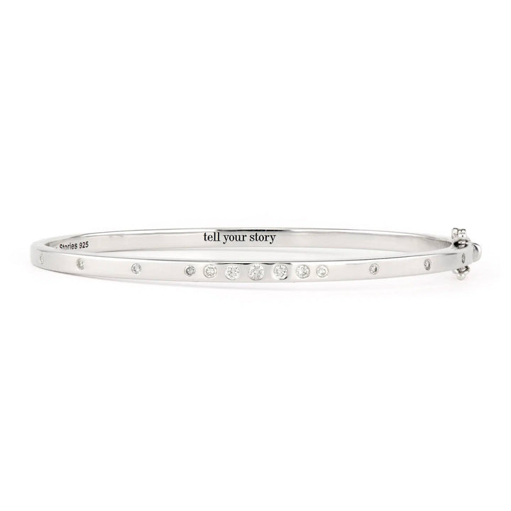Timeless Graduated Diamond Bangle