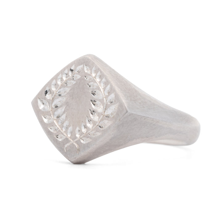Laurel Signet Ring