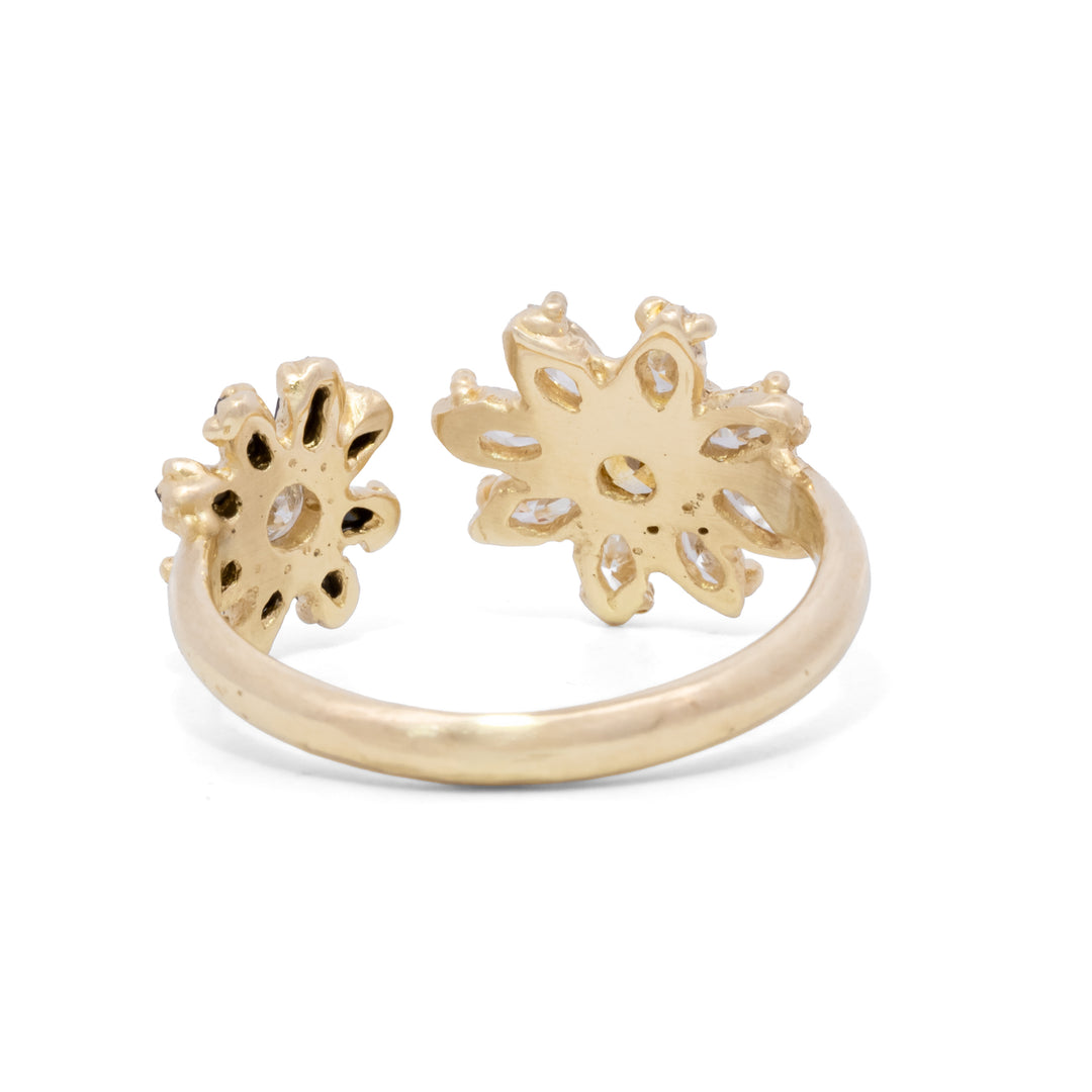 Garden of Daisies Open Top Diamond Ring