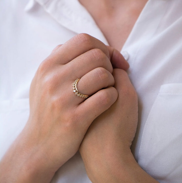 CD Big Crown Dia R 14K YG/0.32 tcw