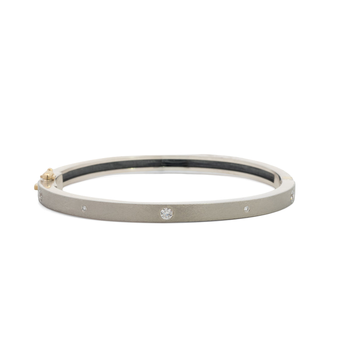 Trunk Show 4mm Valery Lux White Gold Bracelet