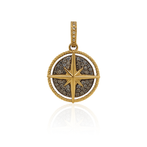 Four Compass Charm