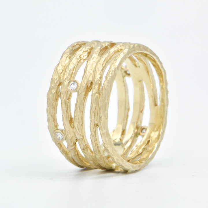 Coil Diamond Cigar Band