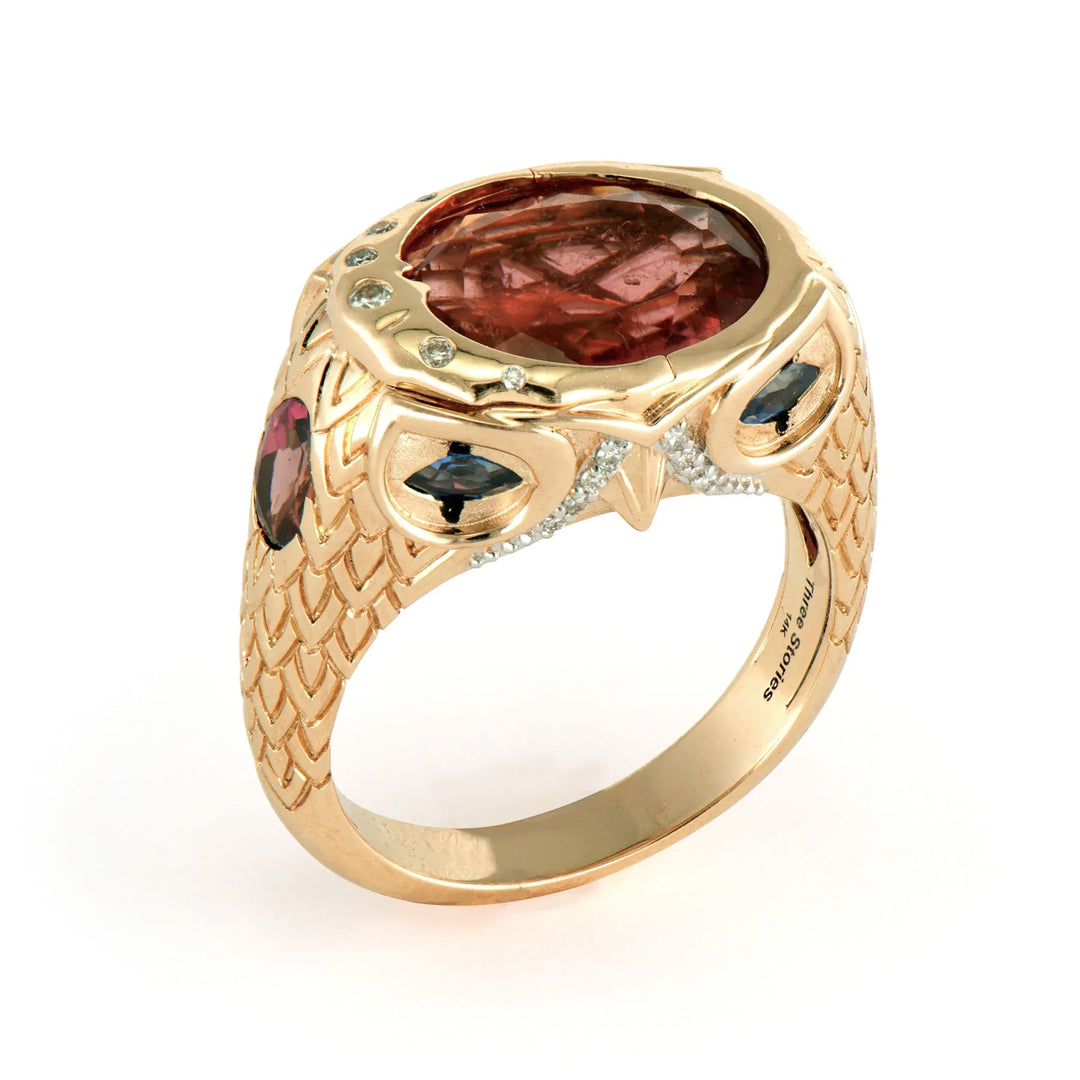 Night Owl Pink Tourmaline Ring