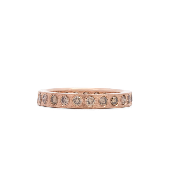 Trunk Show Adam 3 mm Champagne Diamond Ring
