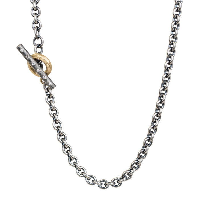 Lucia Lux Diamond Toggle Necklace