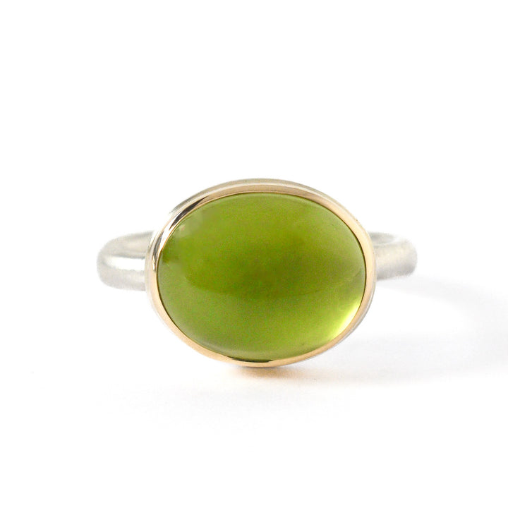 Oval Peridot Ring