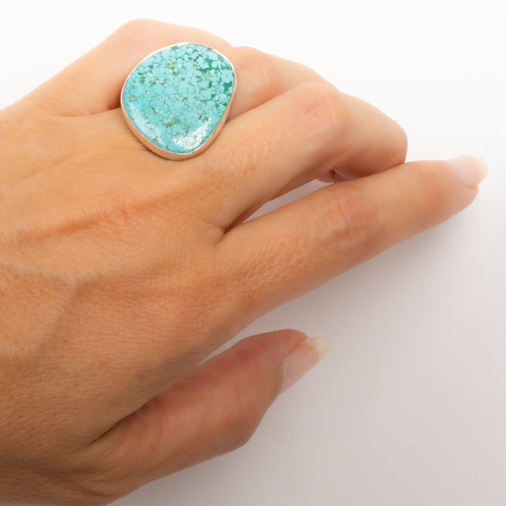 Asymmetrical Turquoise Ring