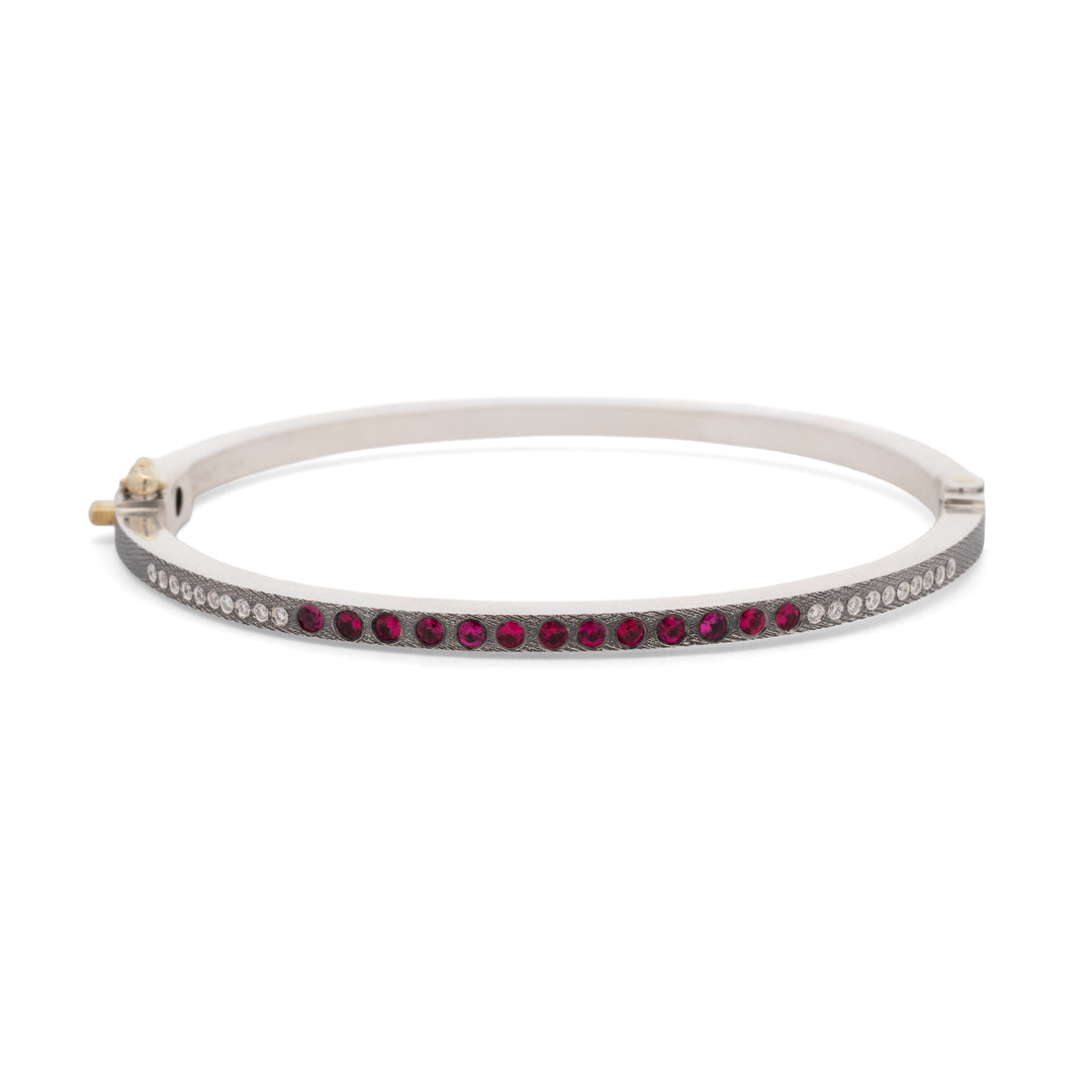 Laura Lux 2.5 mm Ruby & Diamond Bracelet