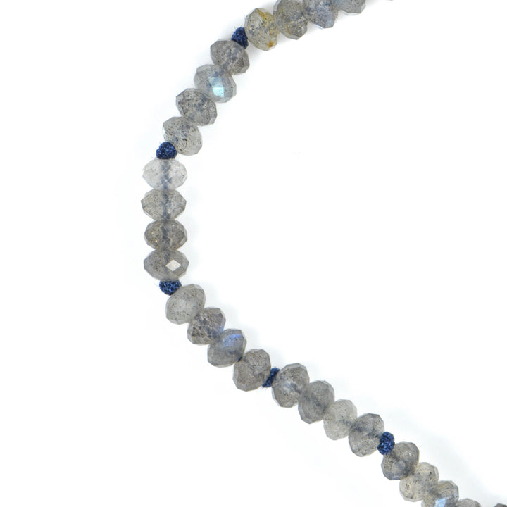 4mm Faceted Labradorite Bracelet