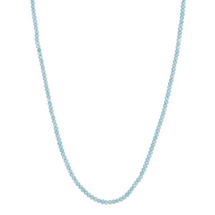 Faceted Apatite Beaded Necklace