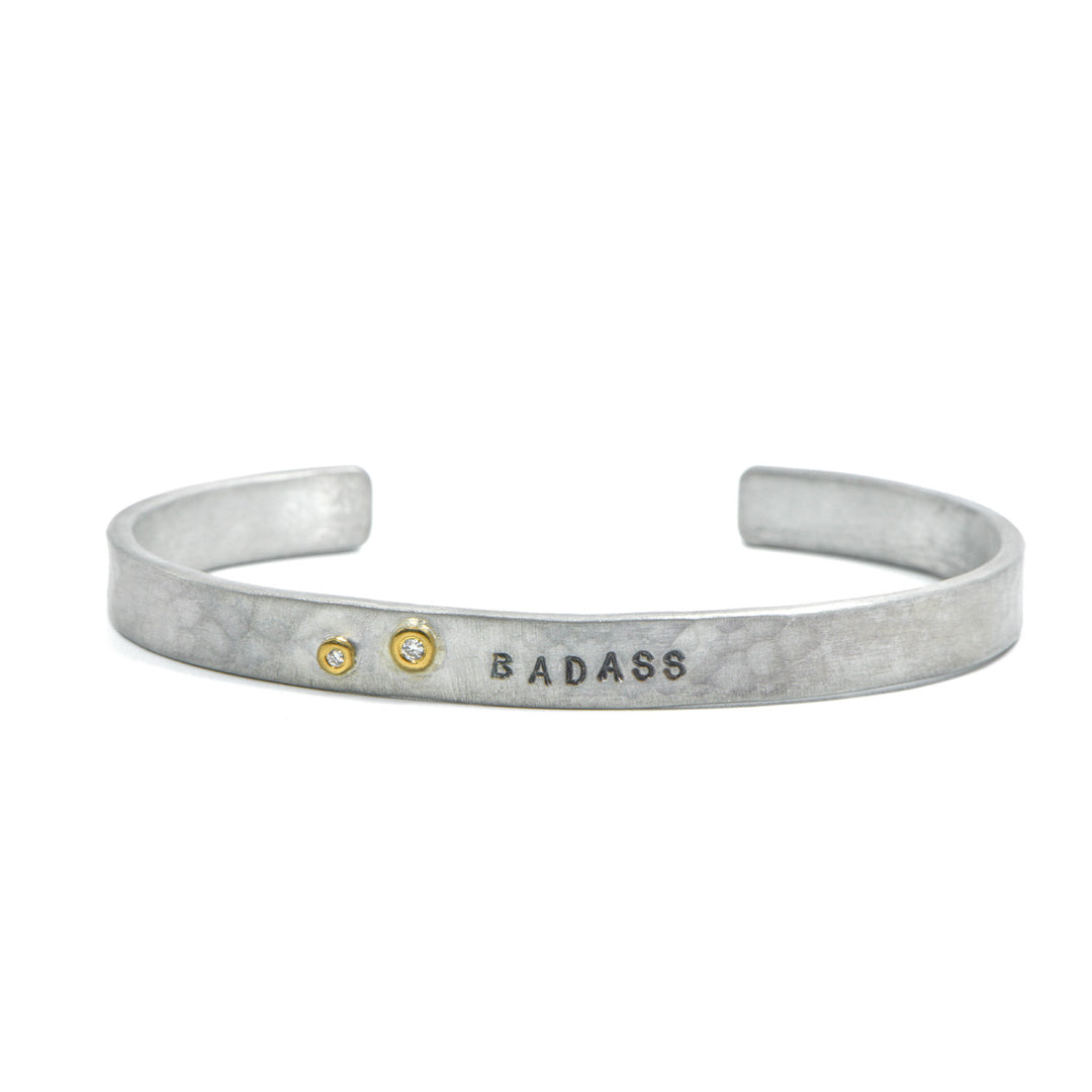 "Badass" Diamond Cuff Bracelet