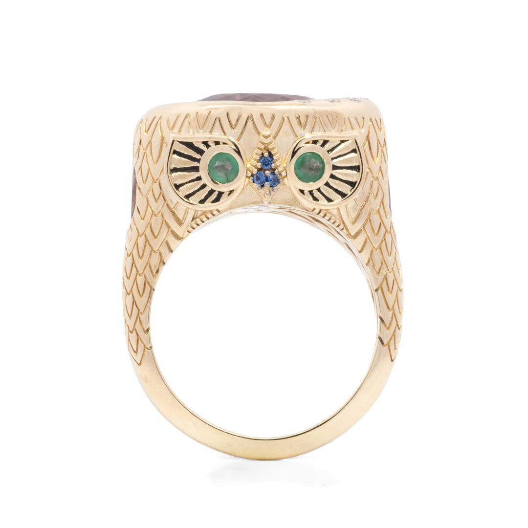 Night Owl Pink Tourmaline Ring
