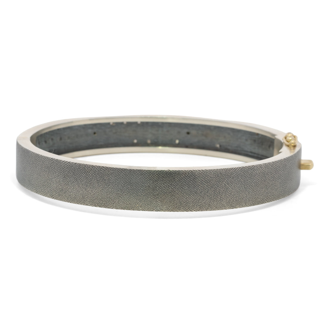 Trunk Show 8 mm Adam Triple Black & White Diamond Bracelet