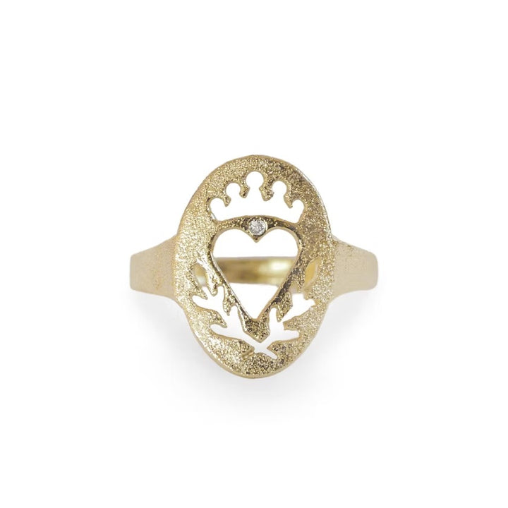 Love Conquers Signet Ring