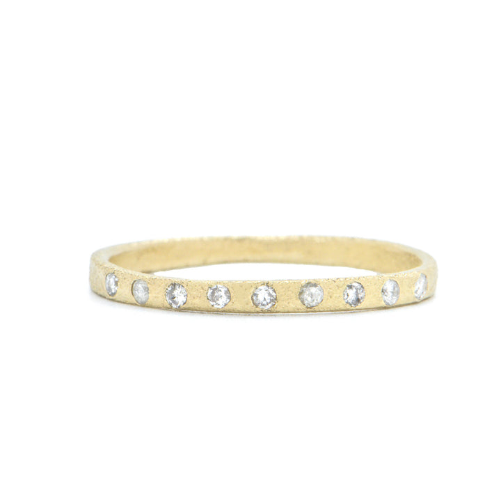 3mm Diamond Stardust Gold Band
