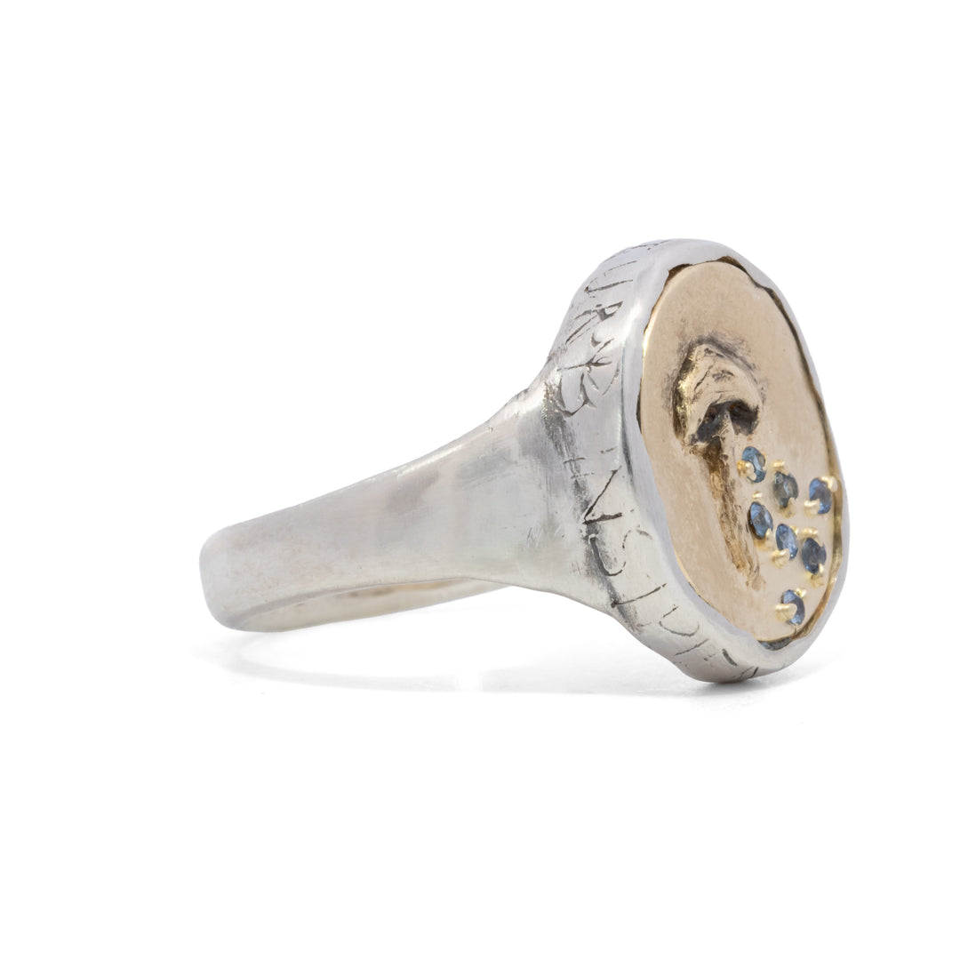 Mushroom Signet Ring