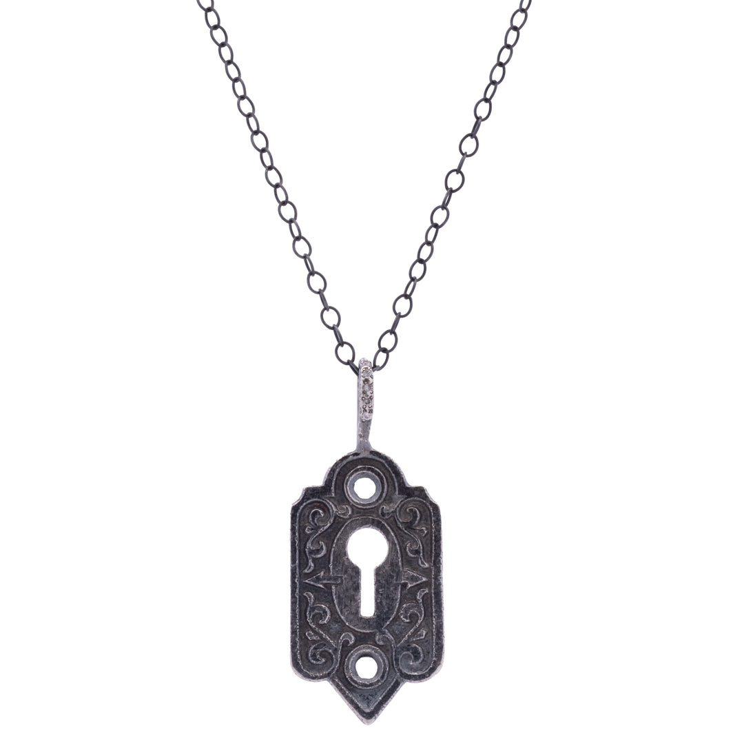 Arrow Key Plate Charm