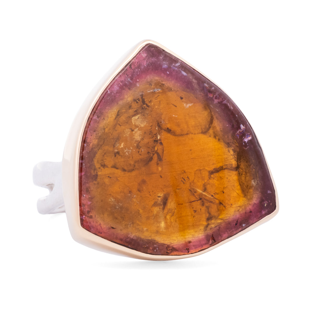Watermelon Tourmaline Ring