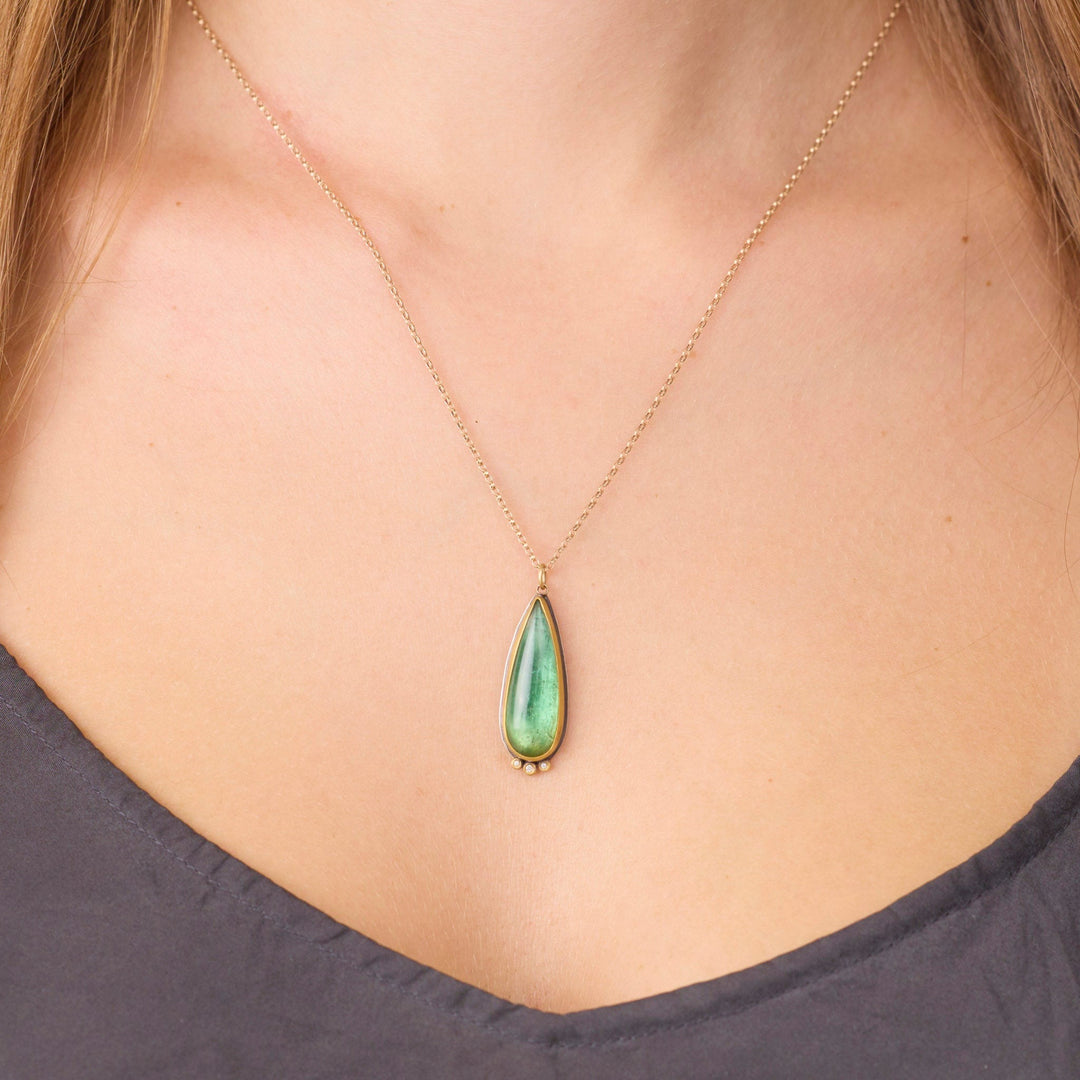Green Tourmaline Necklace