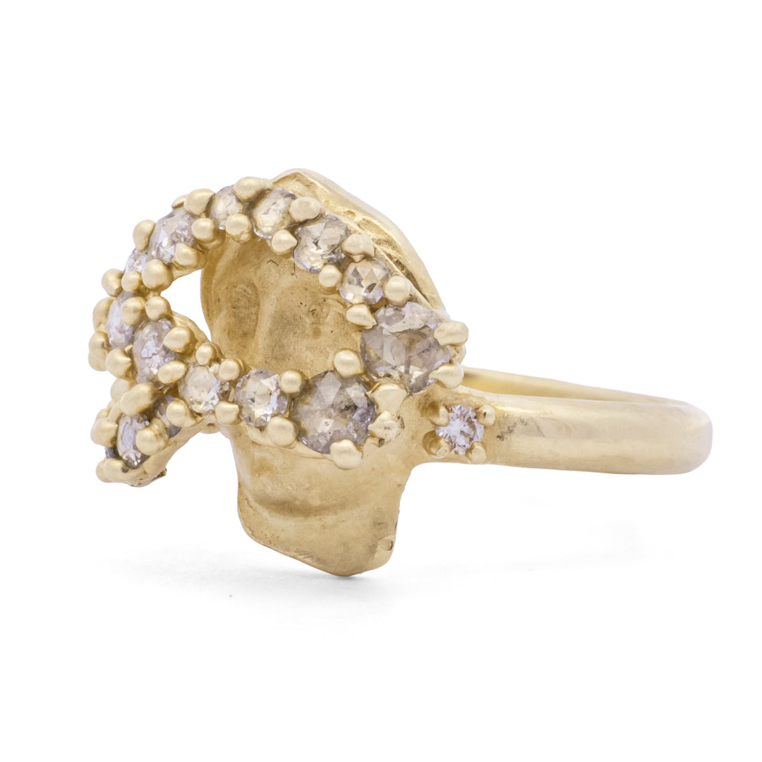 Diamond "Sybil Through the Veil" Ring