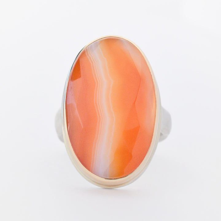 Rose Cut Carnelian Ring