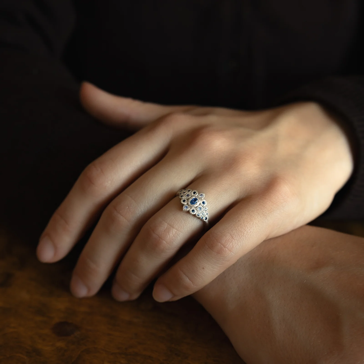 Midnight Flame Ring