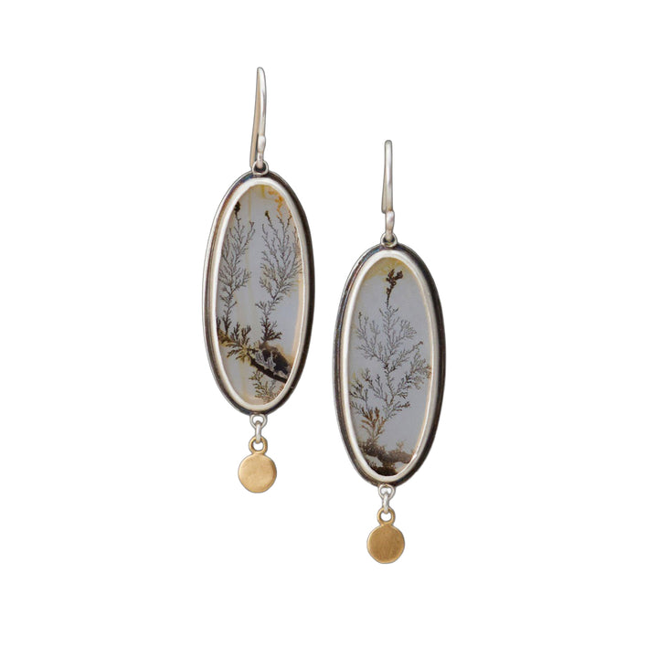 Dendritic Agate Earrings