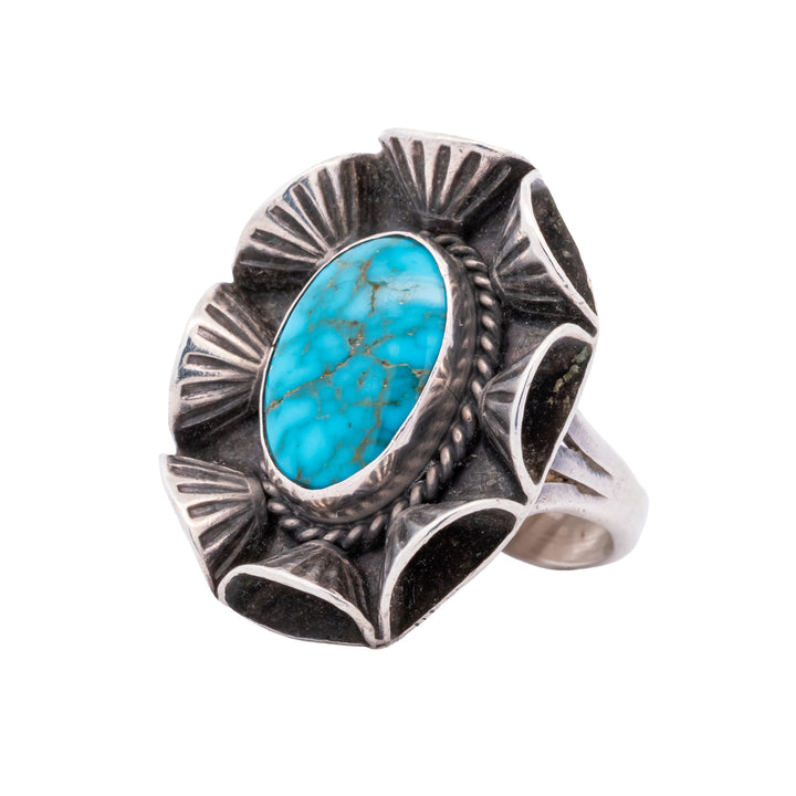 Vintage Navajo Turquoise Ring