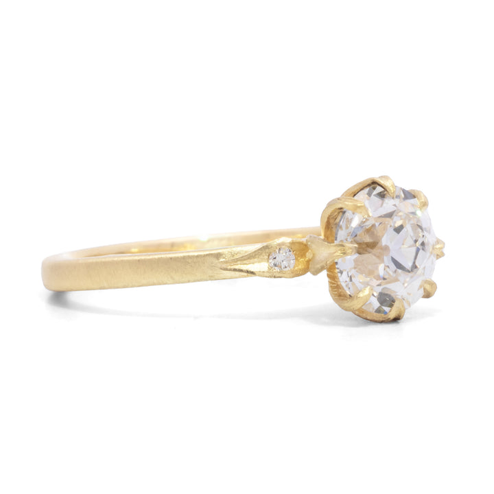 Lotus & Petal Diamond Ring