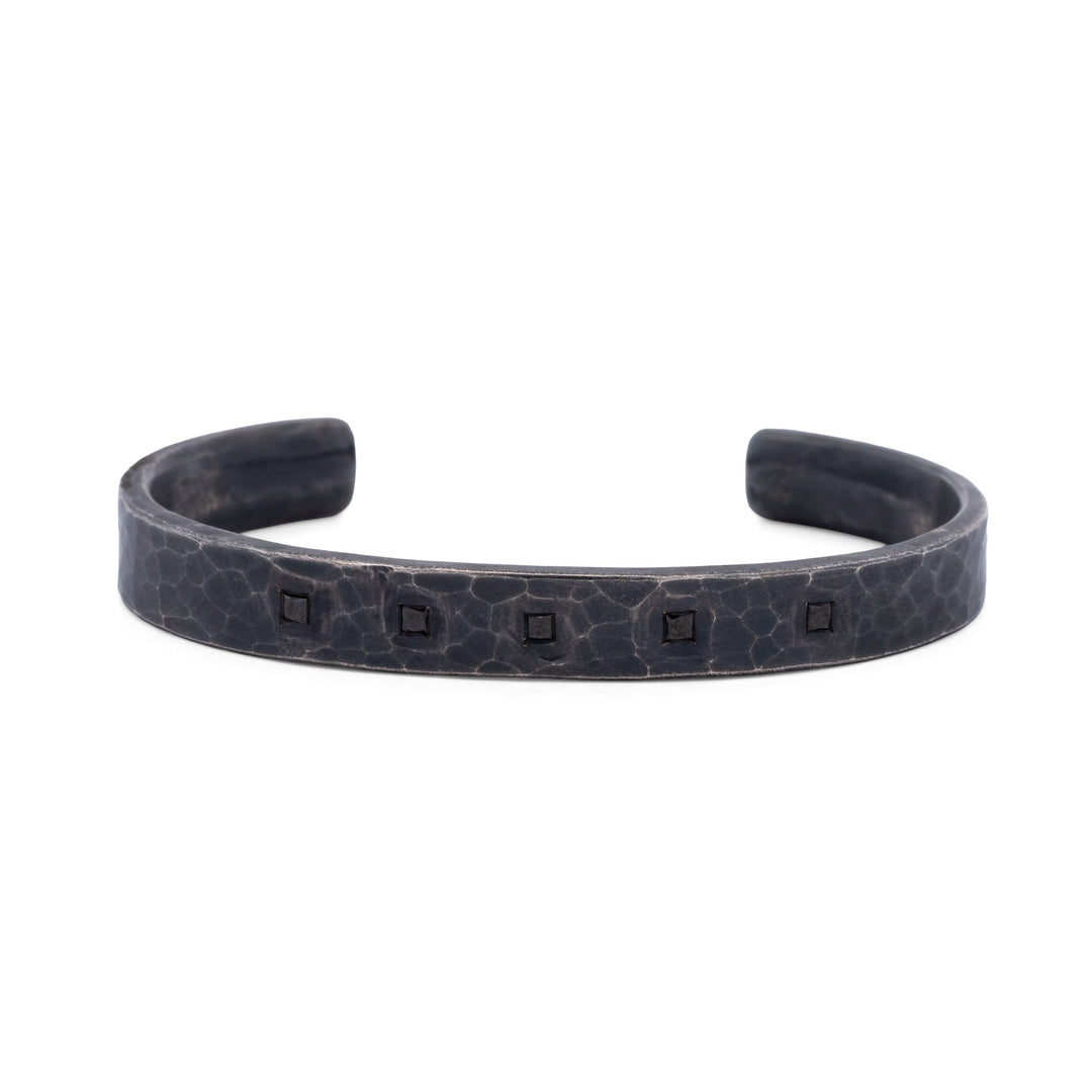 Princess Cut Black Diamond Bracelet