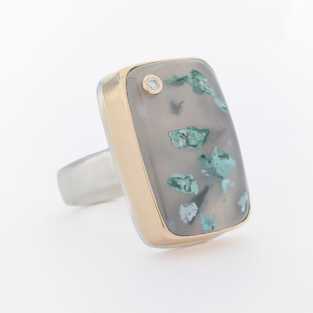 Confetti Chrysocolla Ring