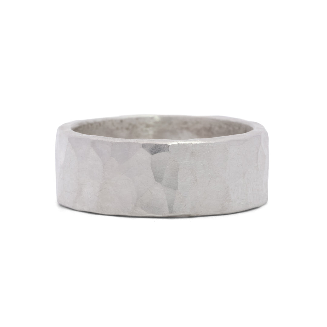 8mm Hammered Band