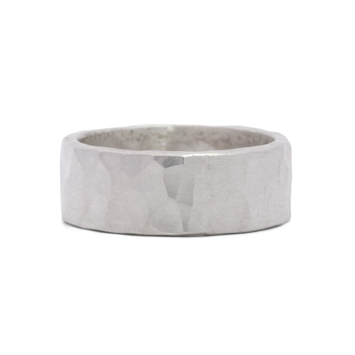 8mm Hammered Band
