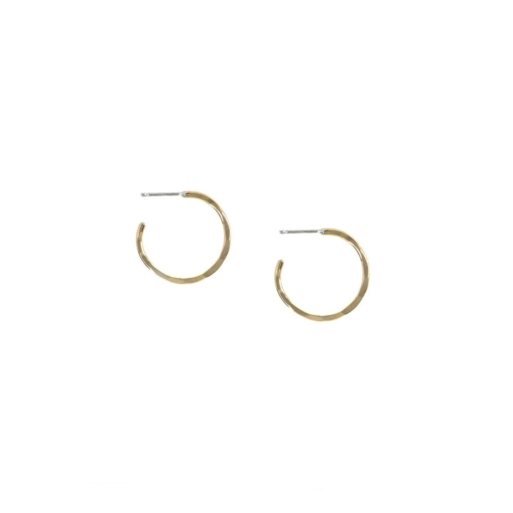 Extra Small Hammered Hoops – Silverado Gallery