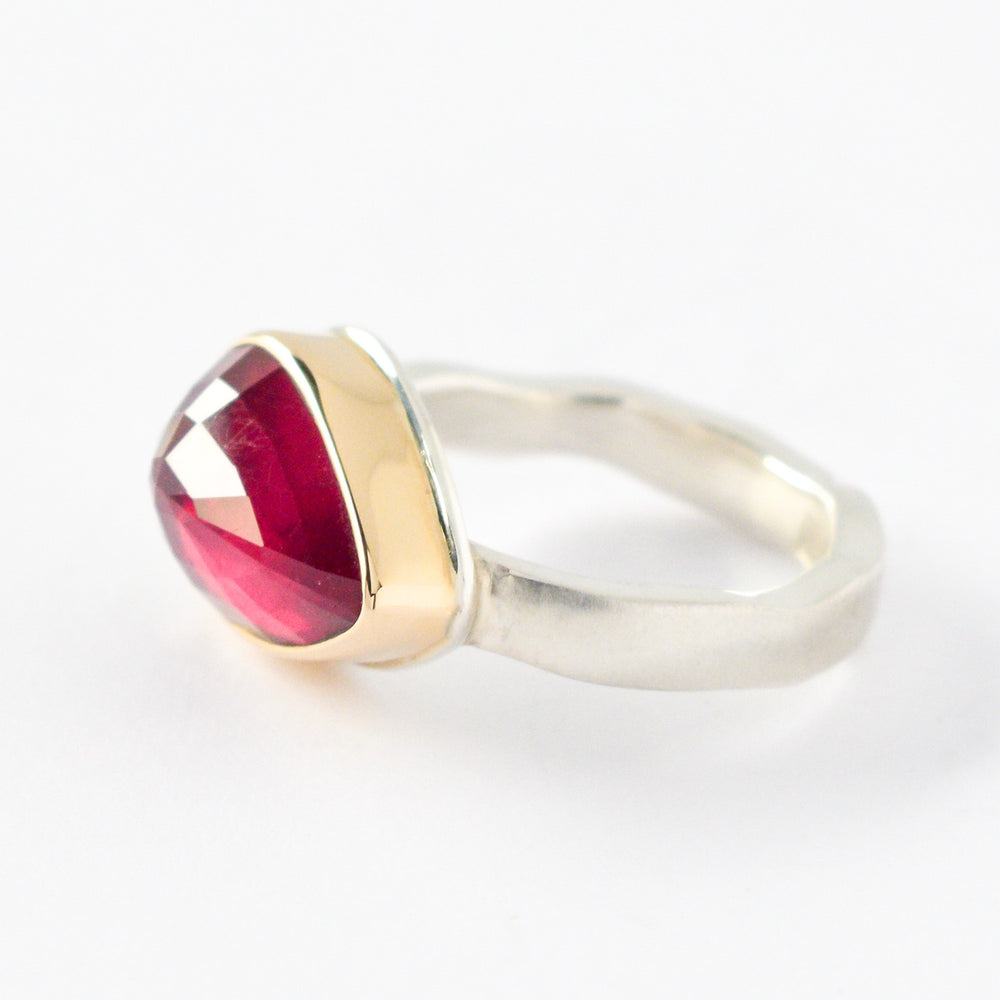 Inverted Color Ruby Inverted African Ruby Ring – Silverado Gallery