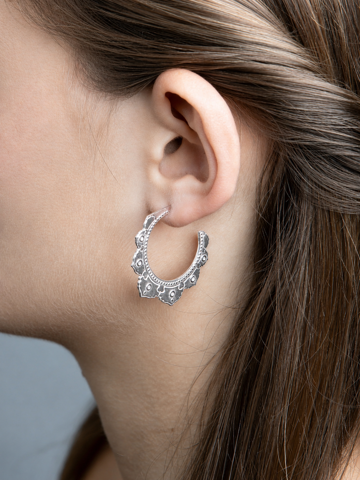 Tantra Large Hoop Earrings