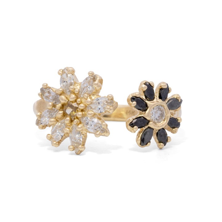 Garden of Daisies Open Top Diamond Ring