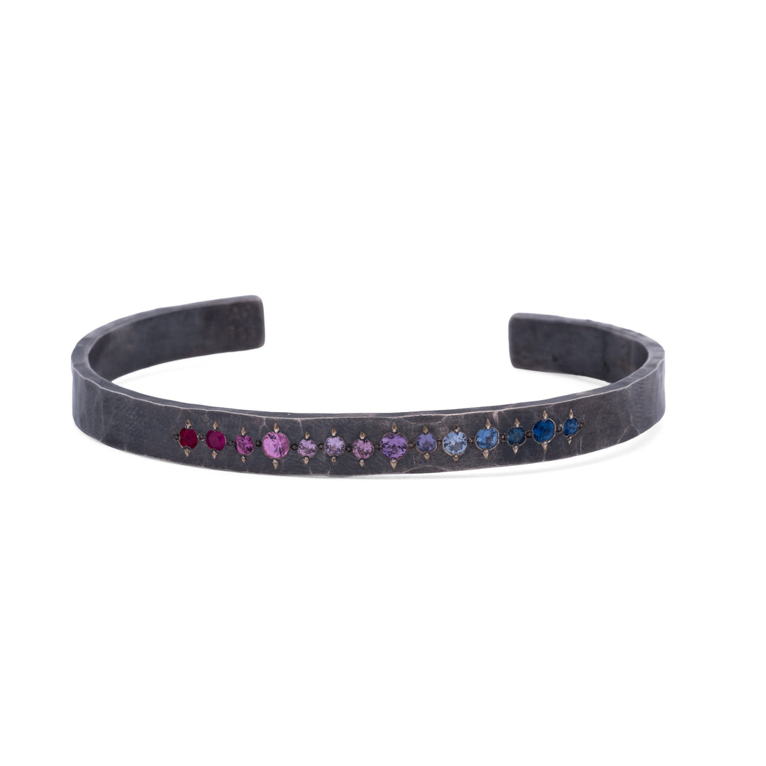 Sapphire Stream Cuff Bracelet