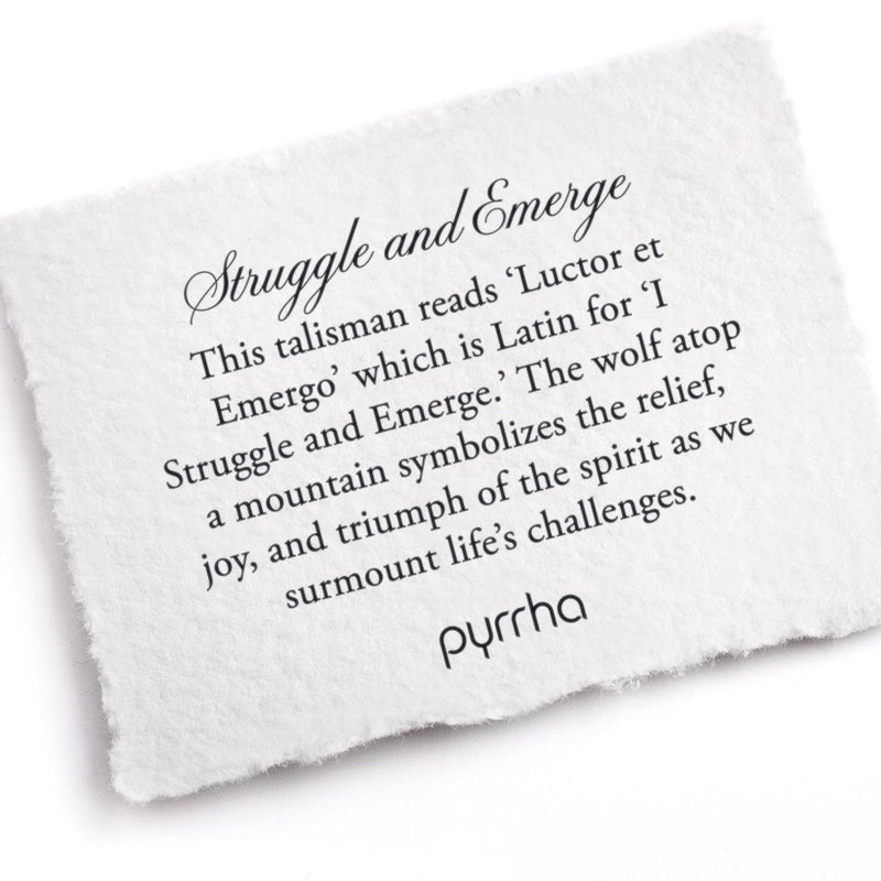 Struggle & Emerge Talisman Necklace