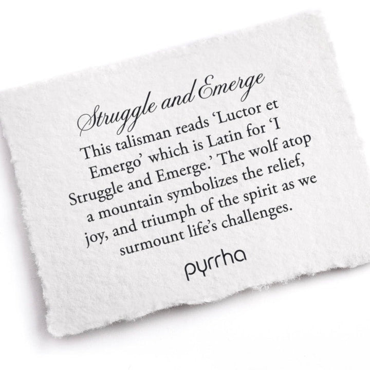 Struggle & Emerge Talisman Necklace