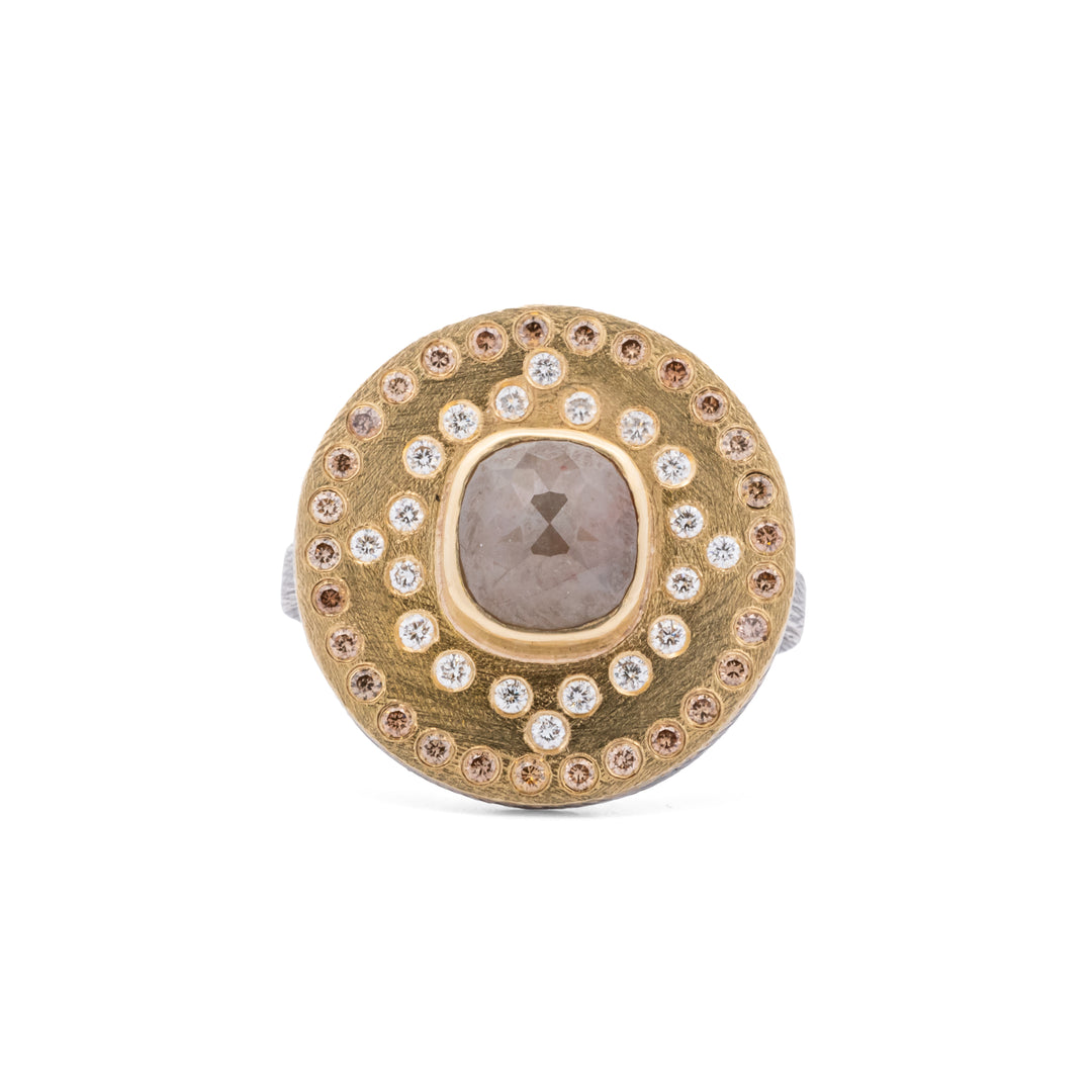 Trunk Show 1.70 ct Rose Cut Diamond Ring