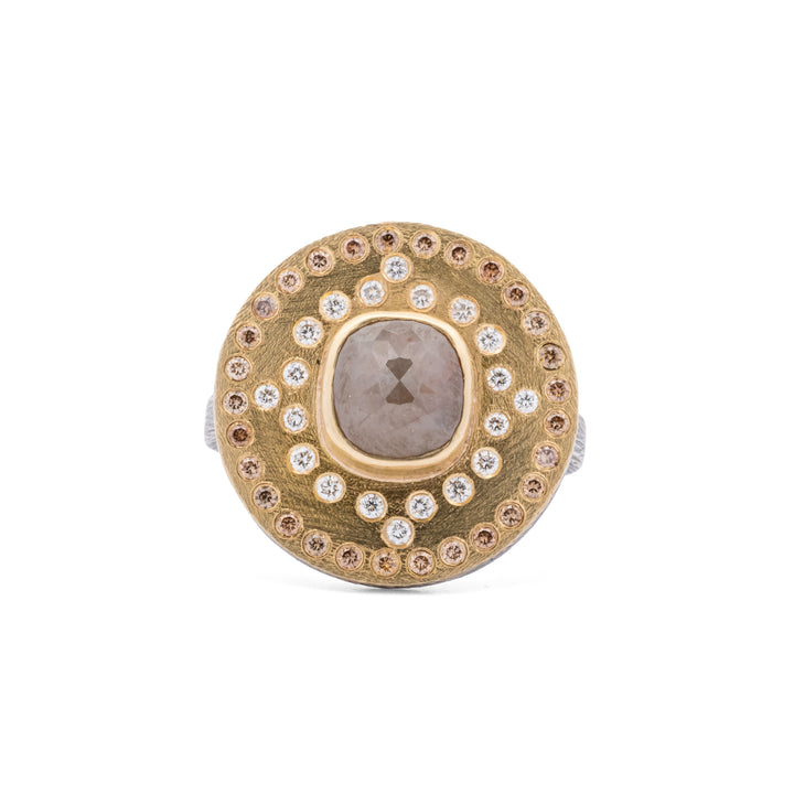 Trunk Show 1.70 ct Rose Cut Diamond Ring