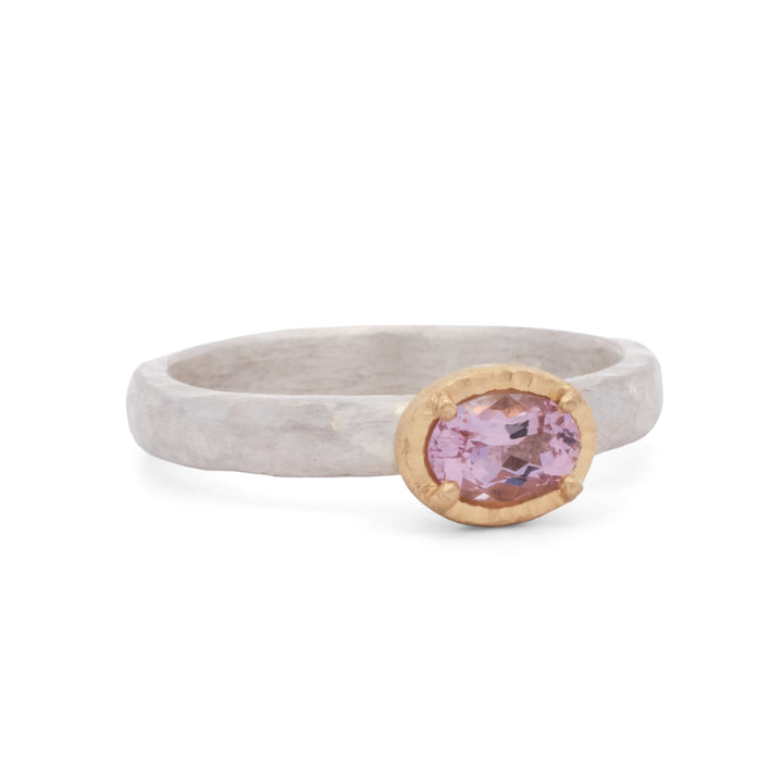 Petite Oval Morganite Ring